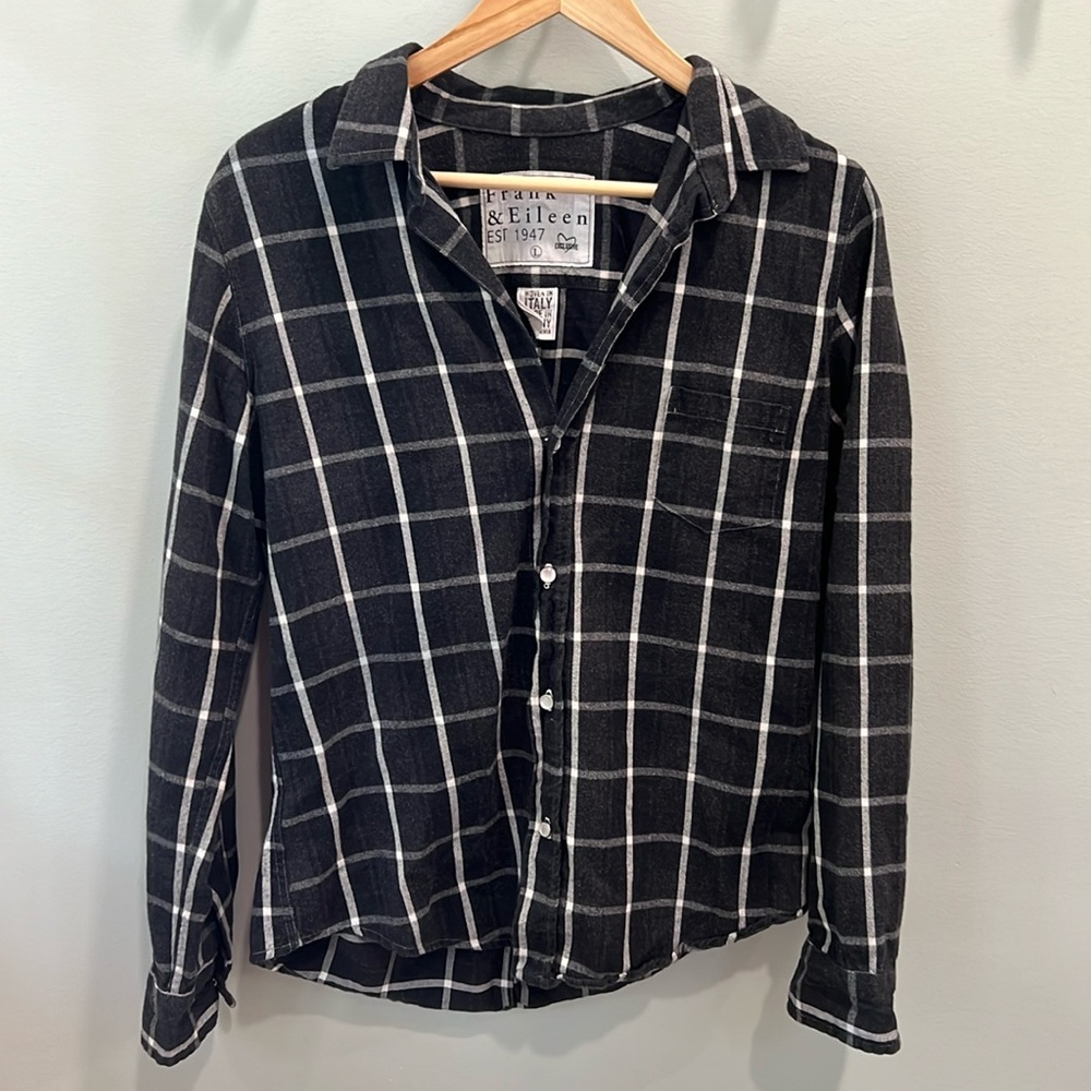 Frank & Eileen Barry Plaid Flannel size Large